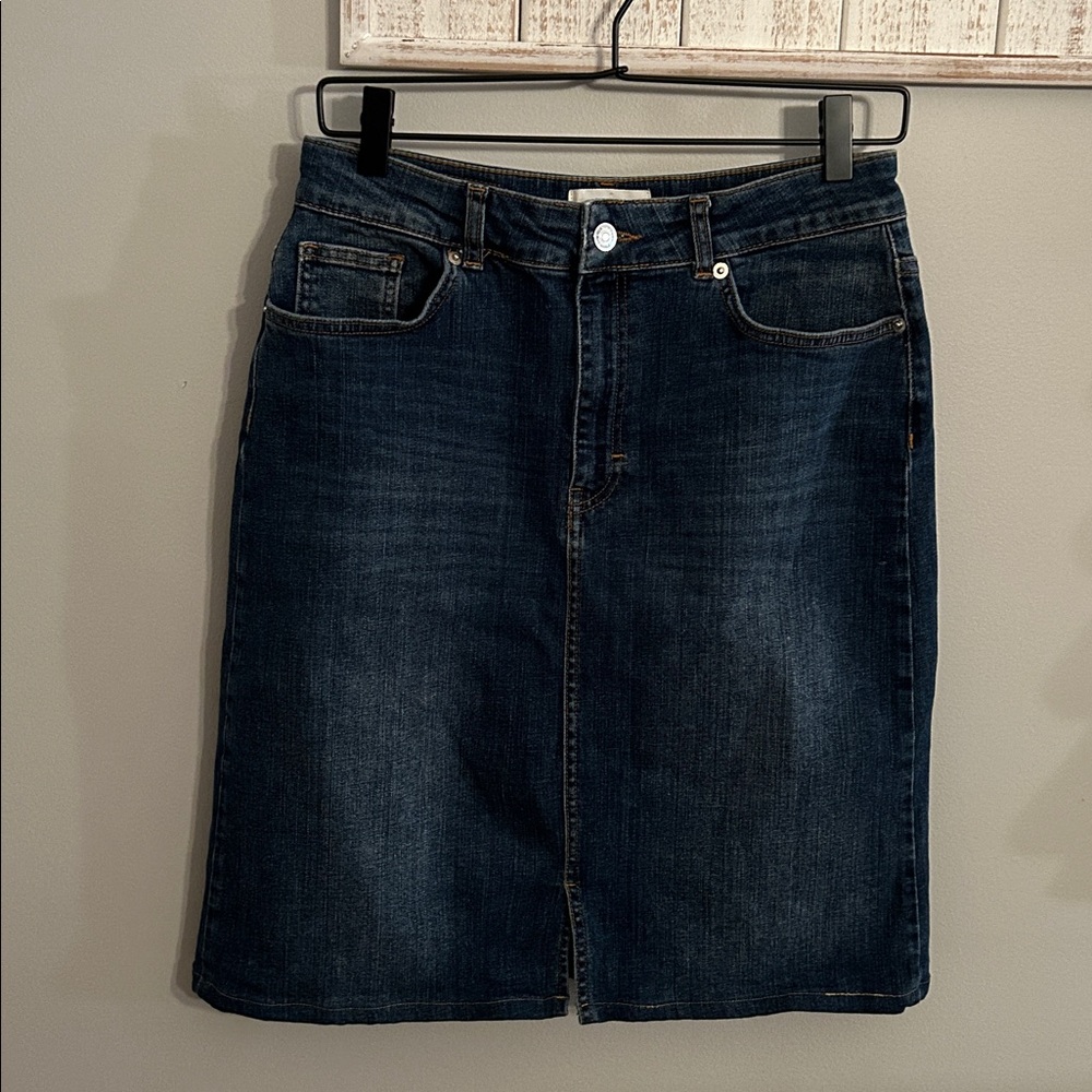 PART TWO Copenhagen Denim Midi Skirt Size 40 (US 8)